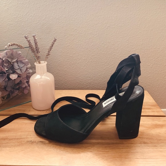 Steve Madden Lace Up Heels - Picture 2 of 5